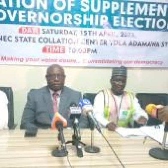  BREAKING: Electoral Commission, INEC Officials Reconvene To Resume, Conclude Collation Of Adamawa Governorship Poll Results Amid Tight Security