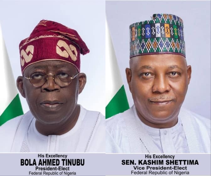 May 29 transition: Tinubu, Shettima’s official portraits released