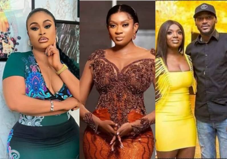  “A real queen will…” – Stray bullets hits May Edochie as Sarah Martins commends Annie Idibia for defending 2face