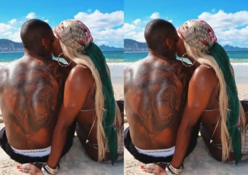  “Somebody’s son has finally found her” – Reactions as Tiwa Savage kisses mystery man in Brazil