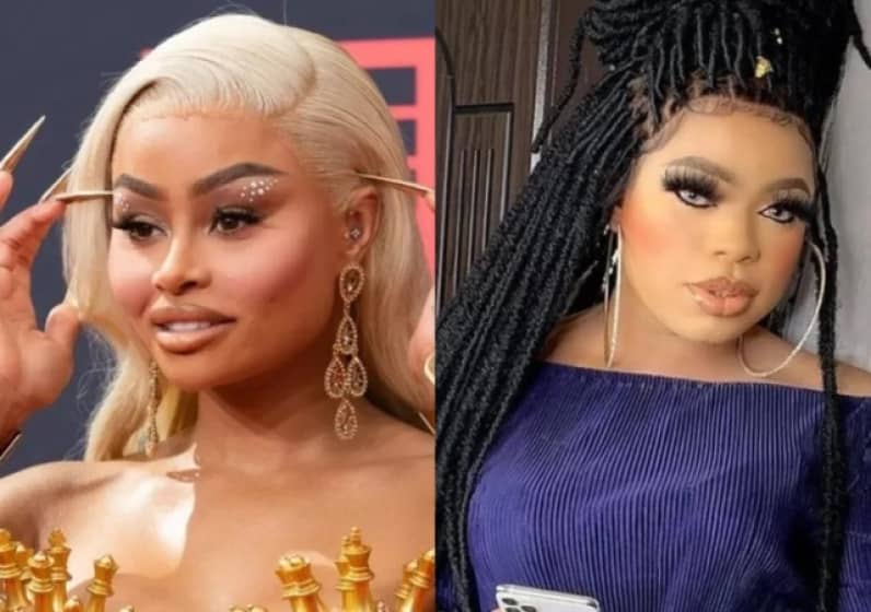  American Model and Reality Star, Blac Chyna Announces Bobrisky as Ambassador For Her Luxury Hair Brand