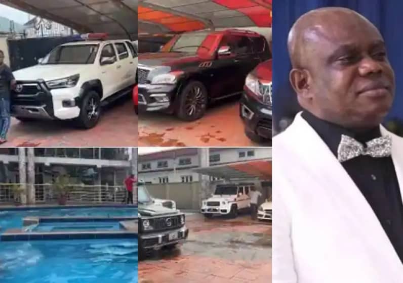  “I don count 10 cars”: Video trends as man captures luxurious properties of OPM pastor