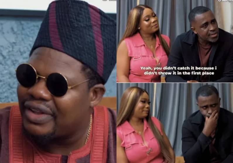 “Daddy wa finally met his match” – Reactions as Motunde introduces Frank Edoho to Mr Macaroni in latest skit