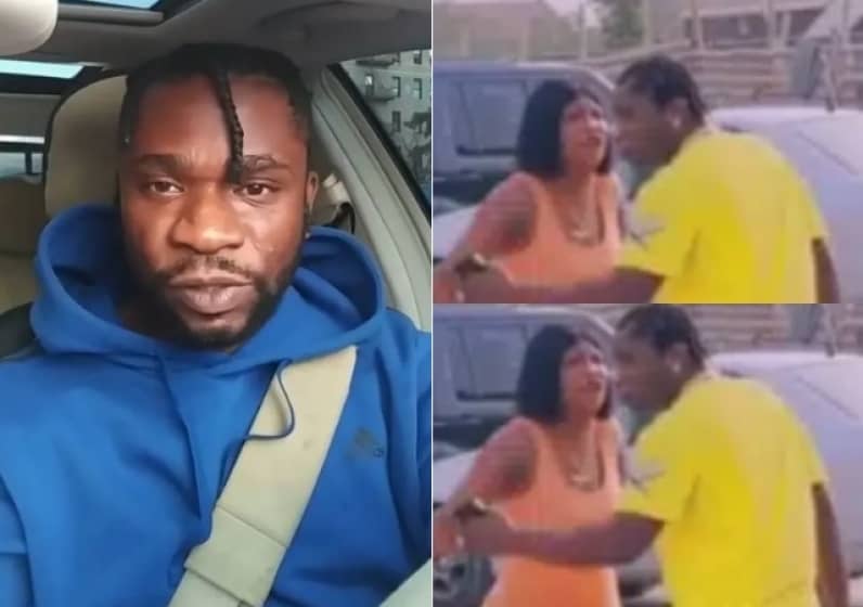  “Akpi Of All People” – Lady Lands In ‘Trouble’ After Deflating Speed Darlington’s Car Tyres, In A Prank Gone Wrong