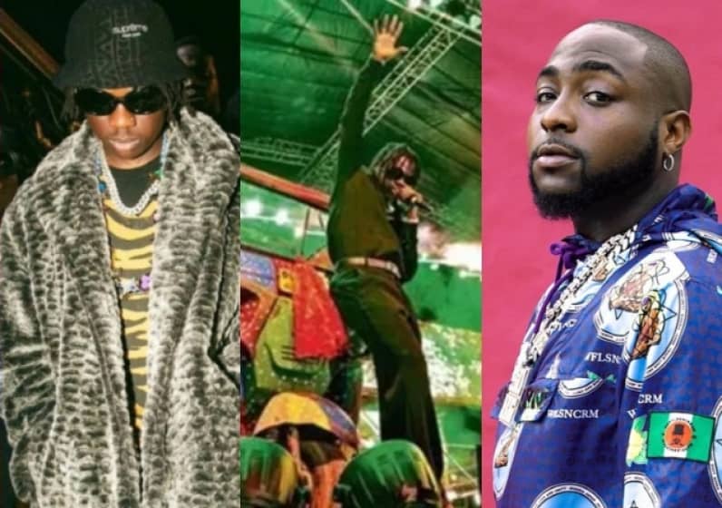  Davido Makes an Unexpected Appearance at Rema’s Concert in Houston, Texas