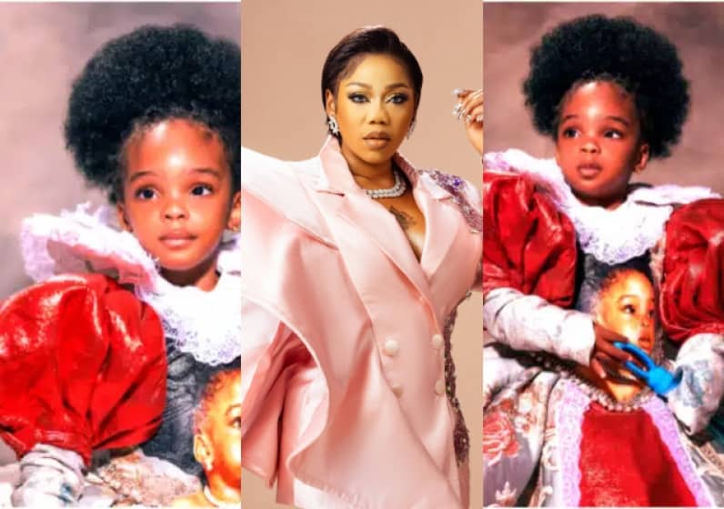  “Never thought we’ll be alive” – Toyin Lawani sweetly celebrates 2nd birthday daughter