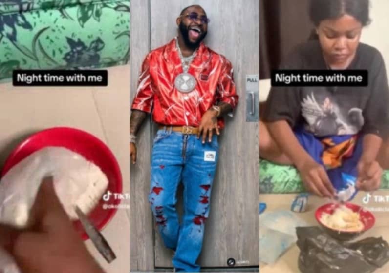 “Since my mother gave birth to me, I’ve never seen N100k before” – Lady who Davido gifted N2m showers prayers on singer