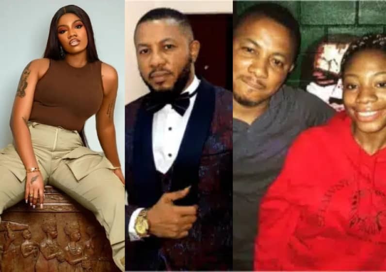 “Family of cloutchasers and toddlers” – Reactions as Angel’s father joins daughter to shade co-housemates