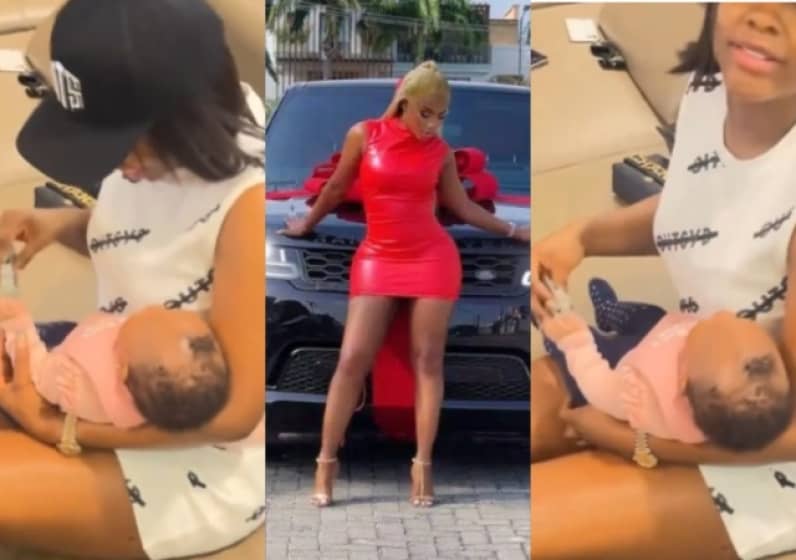 Hours After Splashing Millions on New Range Rover, Mercy Eke Gifts Frodd’s Daughter $1000 [Video]