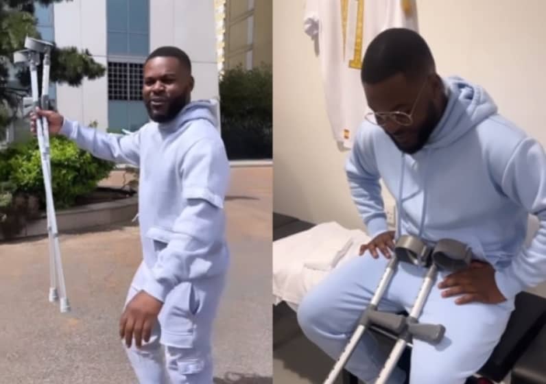 “I Don’t Need These Crutches Anymore” Falz Shares Video of Significant Progress Four Weeks After Surgery [video]