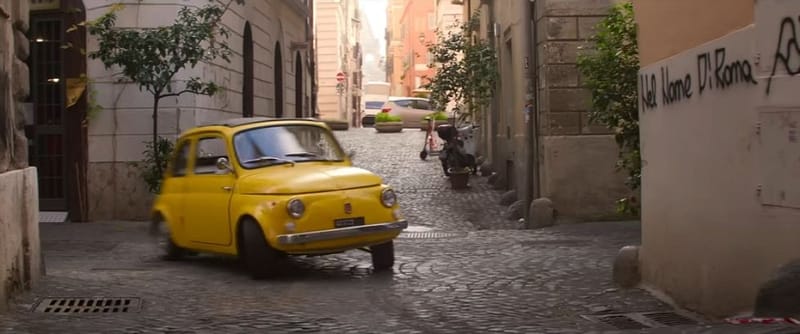 Tom Cruise Drives an Electric Fiat in New ‘Mission Impossible’ Film
