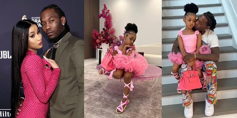 Cardi B and husband Offset give daughter Kulture a $20K Birkin bag for her 5th birthday (Photos)