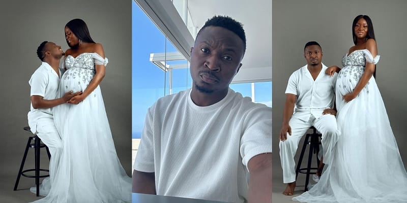 “I almost called your father for a refund” – Comedian Funnybone jokes as he recounts how pregnancy changed his wife