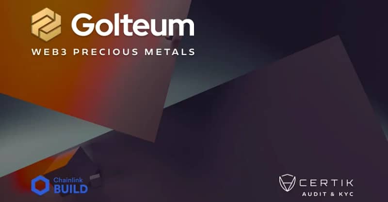 Golteum (GLTM) Joins Chainlink BUILD To Power Tokenized Precious Metals 
