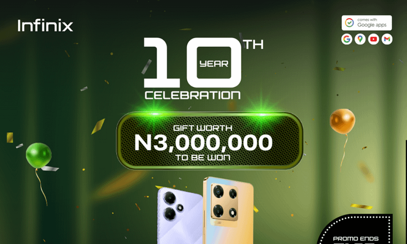 A Decade of Innovation as Infinix Nigeria’s 10th Anniversary Celebration Promo is Here!