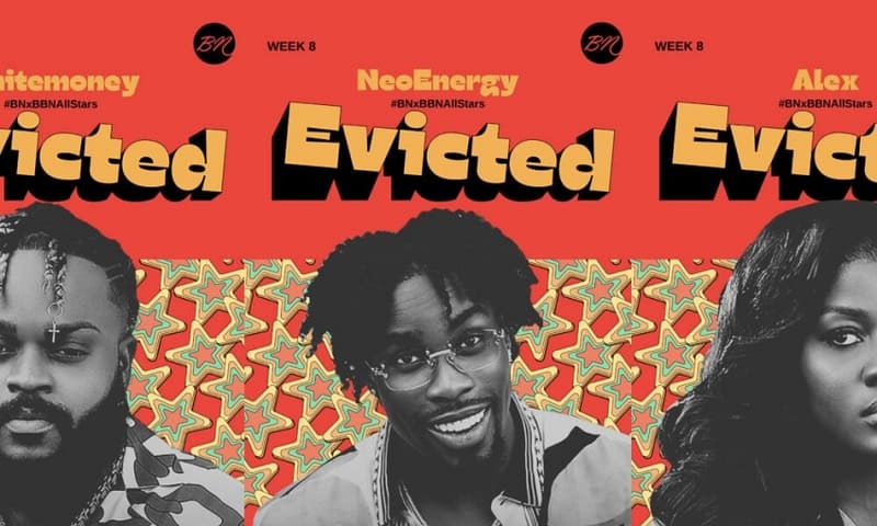 #BNxBBNAllStars: Whitemoney, NeoEnergy & Alex Have Been Evicted from Biggie’s House