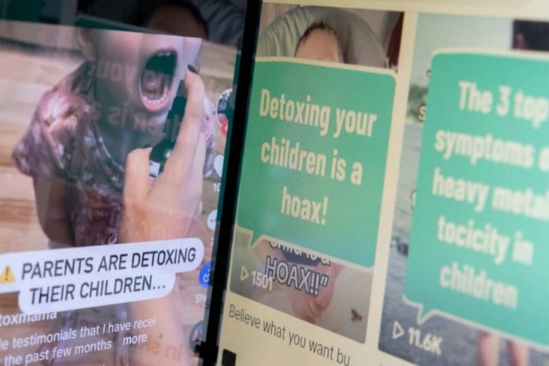 TikTok moms nurture ‘detox for kids’ misinformation