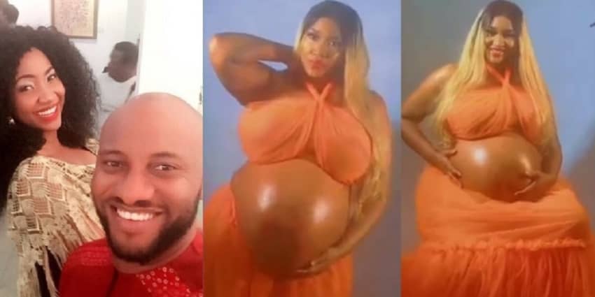  Actor, Yul Edochie shares video from second wife, Judy Austin’s maternity shoot (Watch)