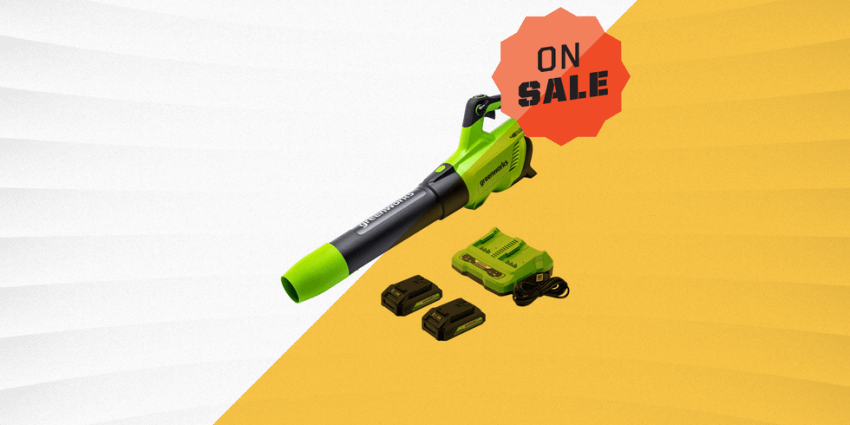  This Greenworks Leaf Blower Is Down to Its Lowest Price Ever on Amazon