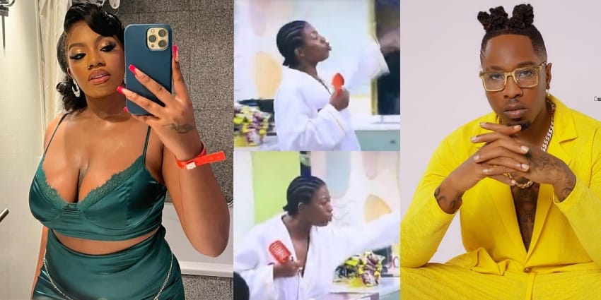  BBNaija All Stars: Angel fires back at Ike Onyema after he claimed she bought her Benz through runs (video)