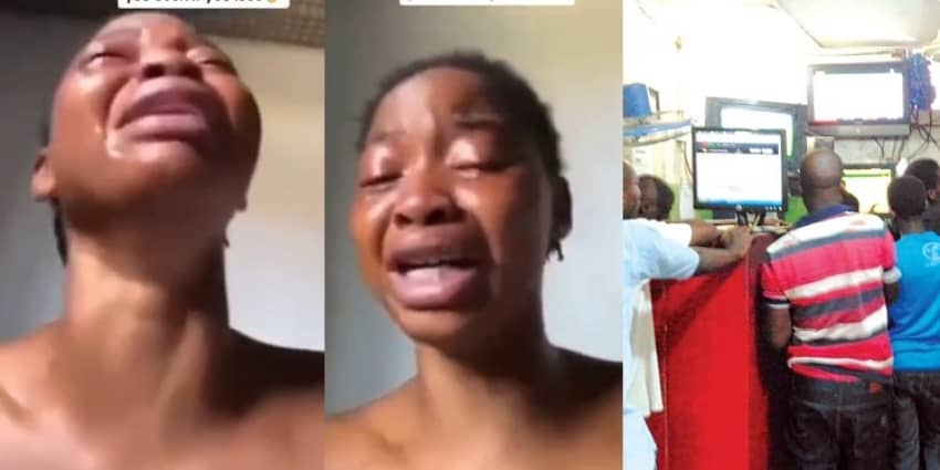  “Betting is not for everyone” – Lady laments over constantly losing money on gambling platform. (WATCH)