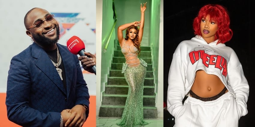  “The irony” – Davido reacts after Tacha drummed support for Phyna after he questioned her identity