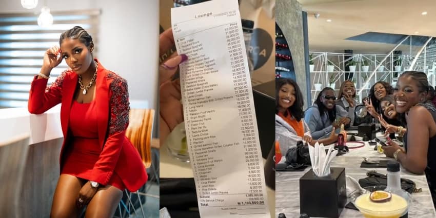 Nigerian chef, Hilda Baci causes a stir as she splashes N1.1m on Sunday brunch with her friends (video)
