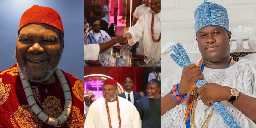 Veteran actor, Pete Edochie reacts to controversy trailing his handshake with Ooni of Ife