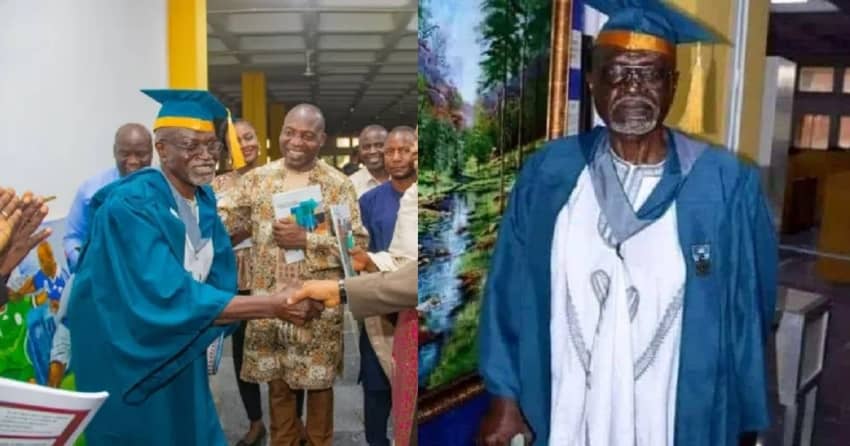  70-year-old ex-Super Eagles coach bags first class degree from University of Jos