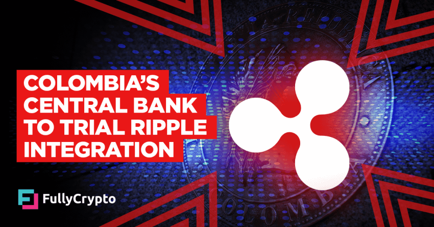  Colombia’s Central Bank To Trial Ripple Integration