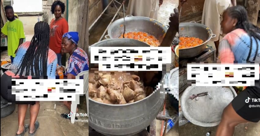  “She said her son will marry me” – Lady goes extra mile to win over boyfriend’s mum during Sallah (Video)