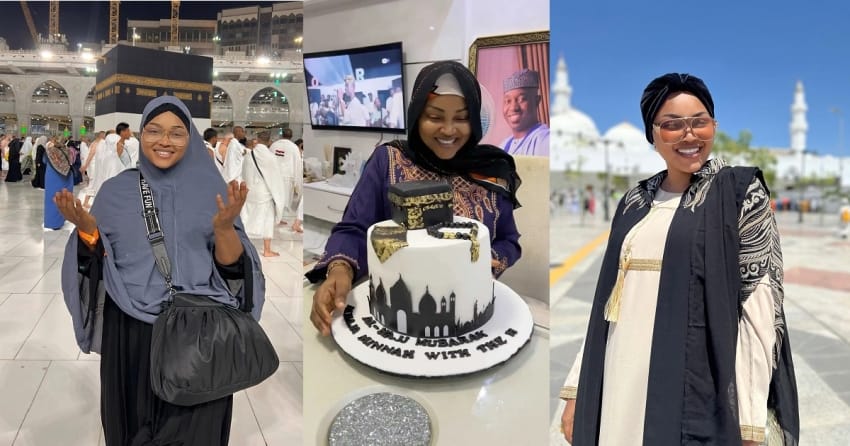  Mercy Aigbe overwhelmed with gifts from fans after return from Mecca (Video)