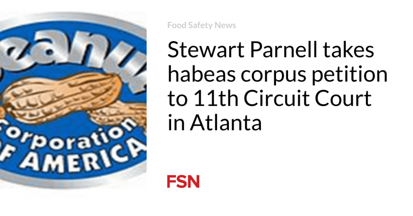  Stewart Parnell takes habeas corpus petition to 11th Circuit Court in Atlanta
