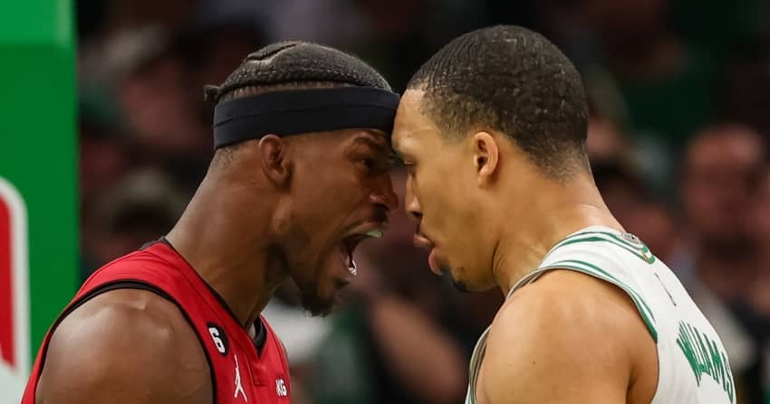 Celtics’ Grant Williams Says He ‘Did Poke a Bear’ After Jimmy Butler Clash vs. Heat