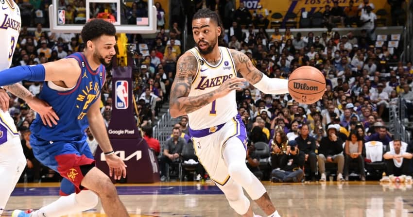Lakers Fans Turn on D’Angelo Russell as LeBron, LAL Lose Game 3 vs. Jokić, Nuggets
