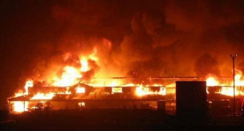 Fire razes Agbeni market in Ibadan