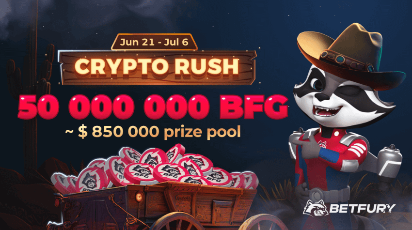  Crypto Rush – The Grand Casino Event on BetFury for $800 000