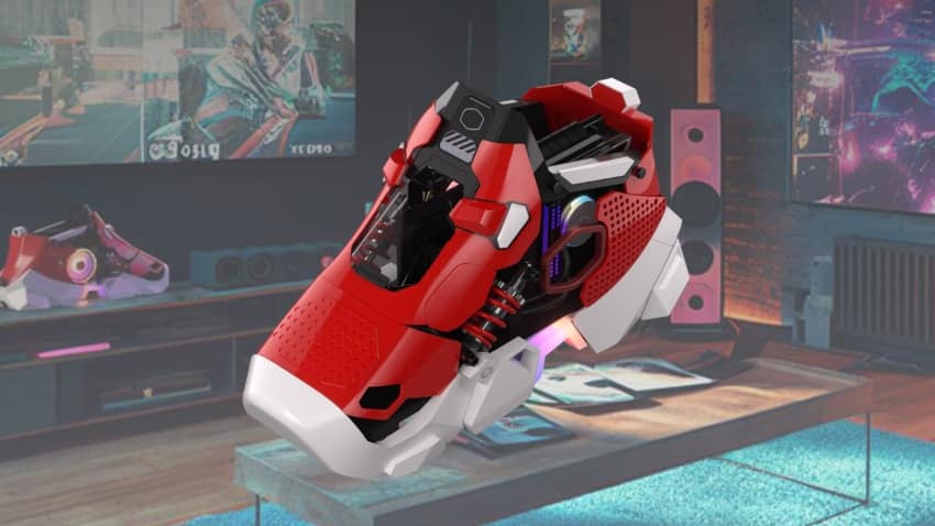  Wow, this high-end gaming PC looks like an actual sneaker