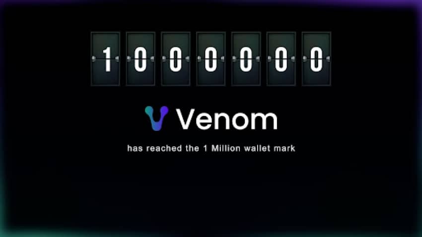  Venom blockchain surpasses one million registered wallets in three months