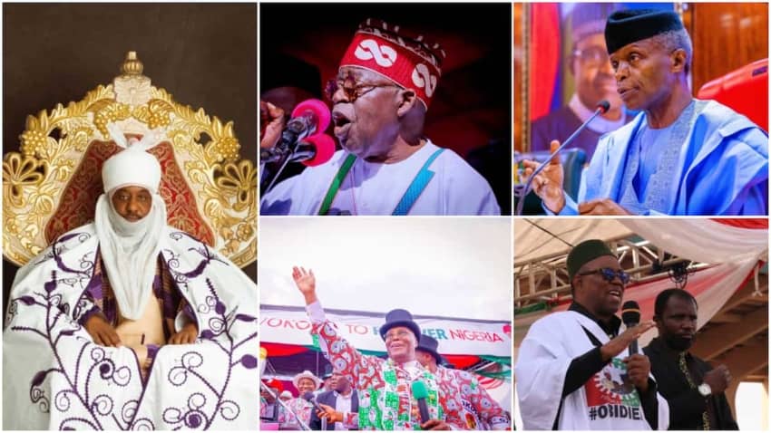 Tinubu, Atiku, Obi: Sanusi finally opens up on who Nigerians should vote for and why