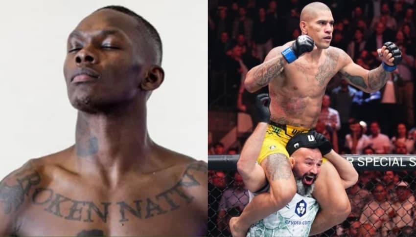  Israel Adesanya recounts seeing Alex Pereira with what he believes were two beautiful “hookers” in Brazil: “He was getting some for to go”