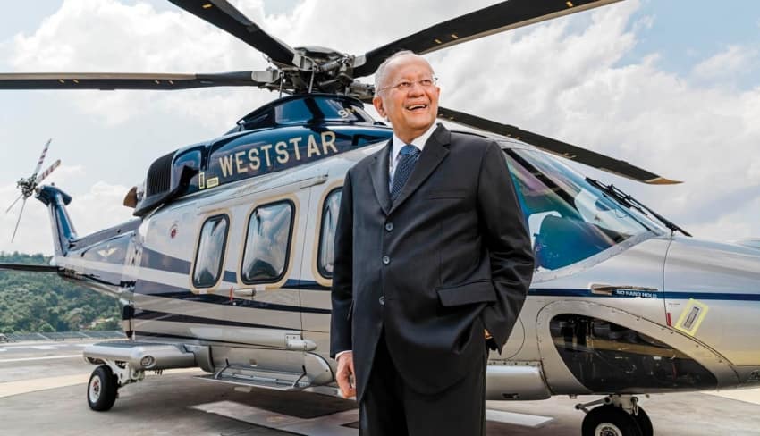  Syed Azman Syed Ibrahim’s Weststar Aviation Services is flying high.