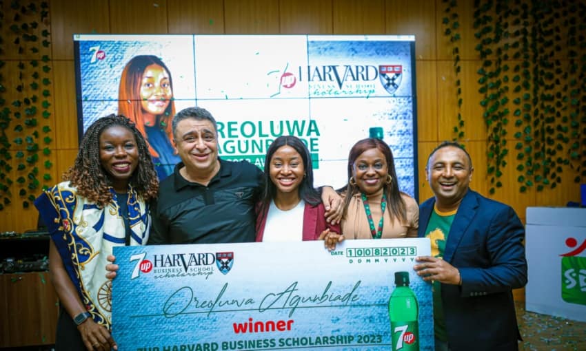  Agunbiade Emerges 2023 Winner of 7Up Harvard  Business School Scholarship