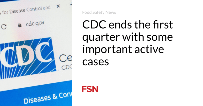  CDC ends the first quarter with some important active cases